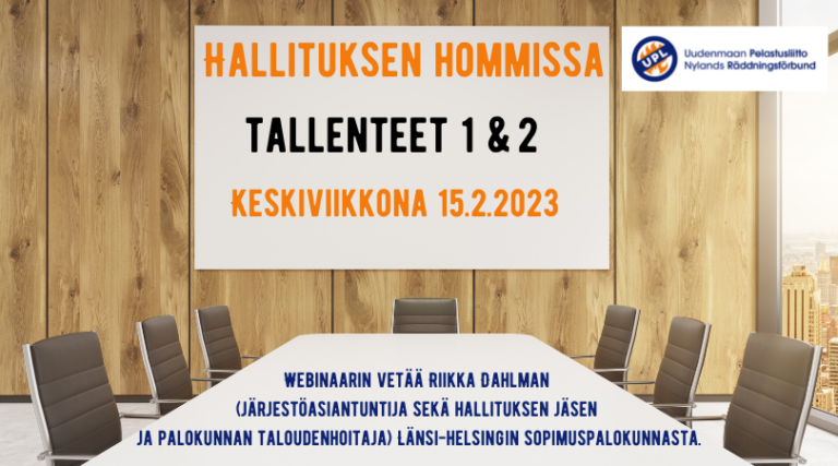 Hallituksen hommissa Riikka Dahlman 15.2.2023
