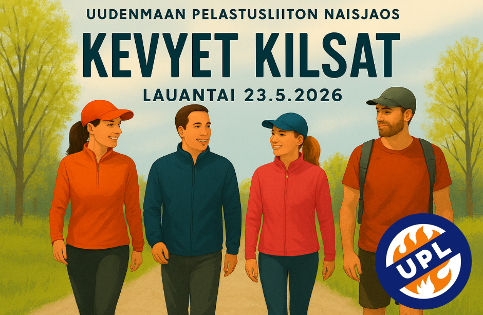 Kuva Kevyet Kilsat -tapahtuman mainoksesta, jossa 2 naista ja 2 miestä ovat reippailemassa.