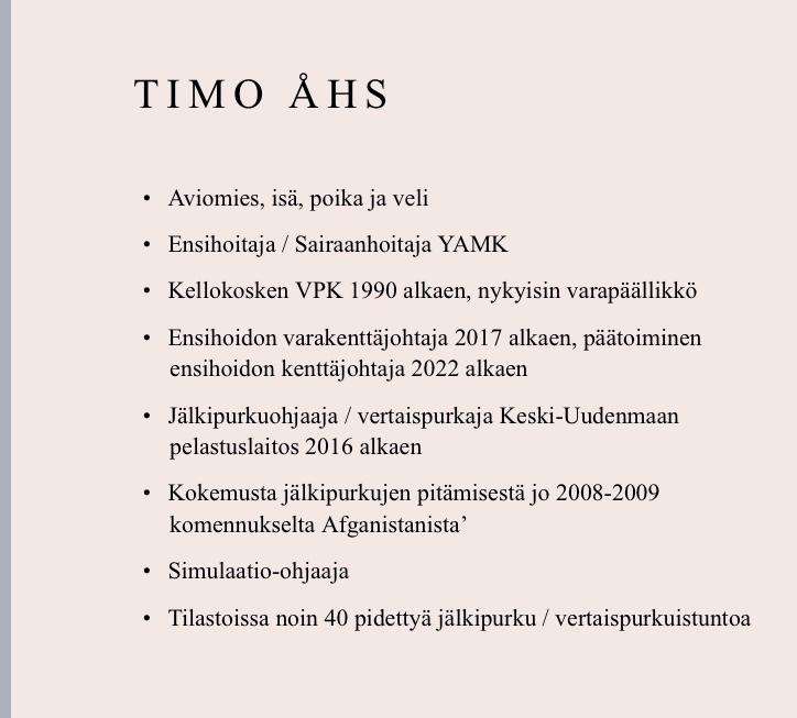 Timo Åhsin esittely